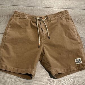 Howler Brothers Shorts Mens 34 Brown Corduroy Pressure Drop Cords Bros Casual